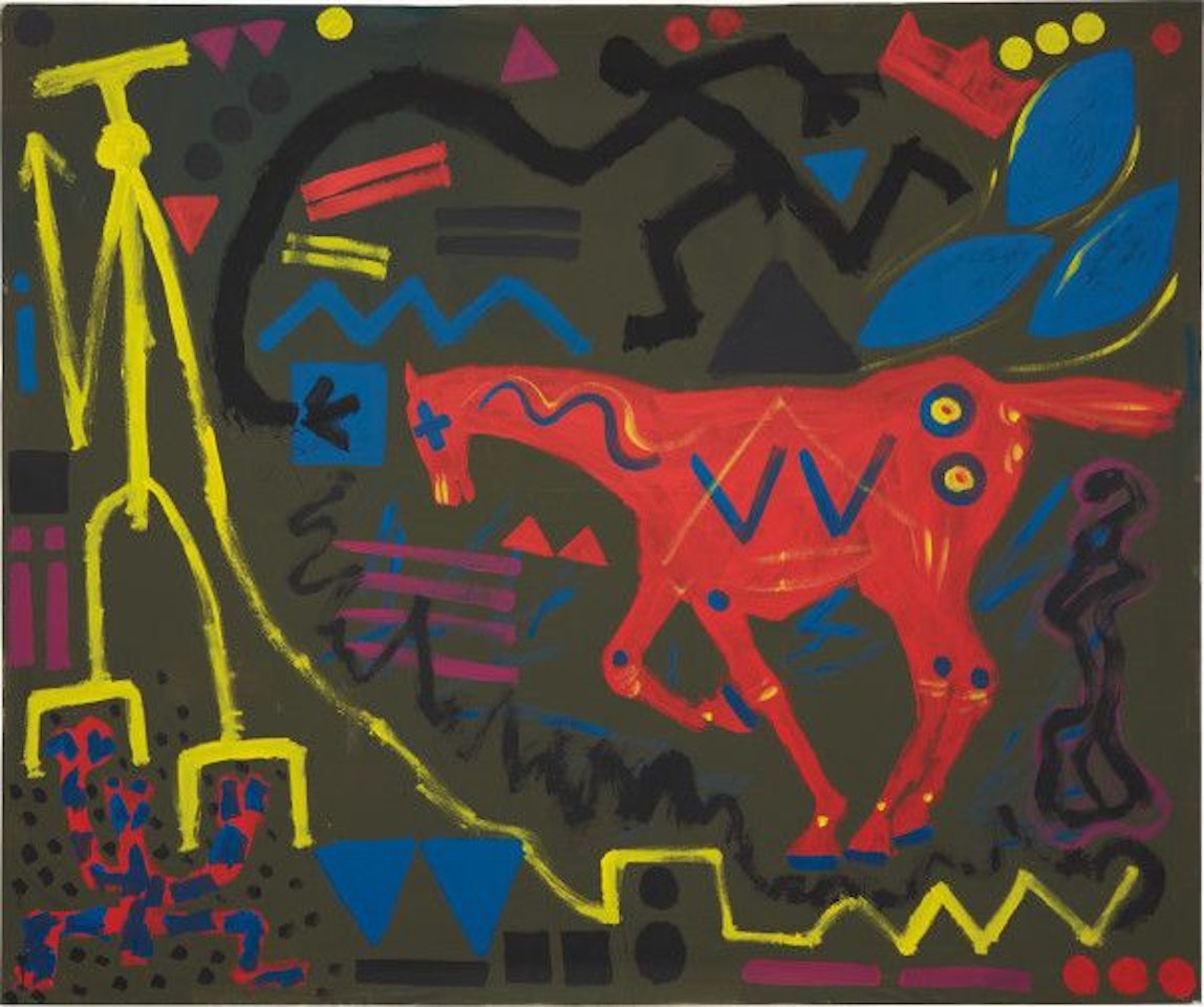 Horse Racing by A.R. Penck