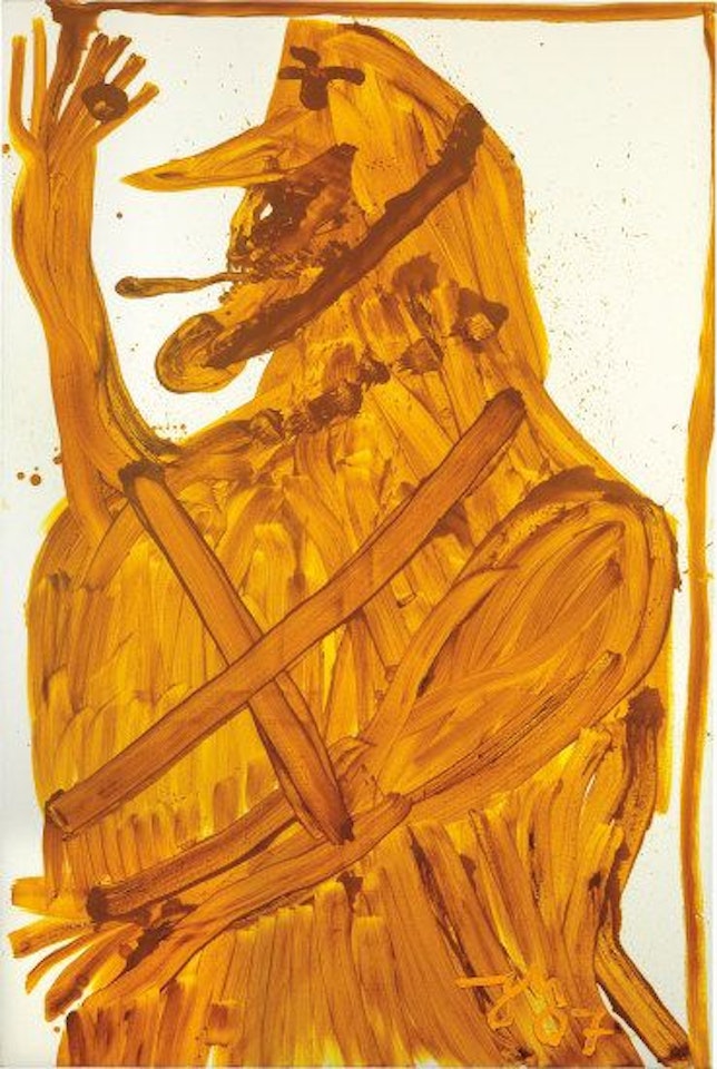 Revolte, 1000 x Keuschheit goldene Diamantin die Totalvölkische by Jonathan Meese