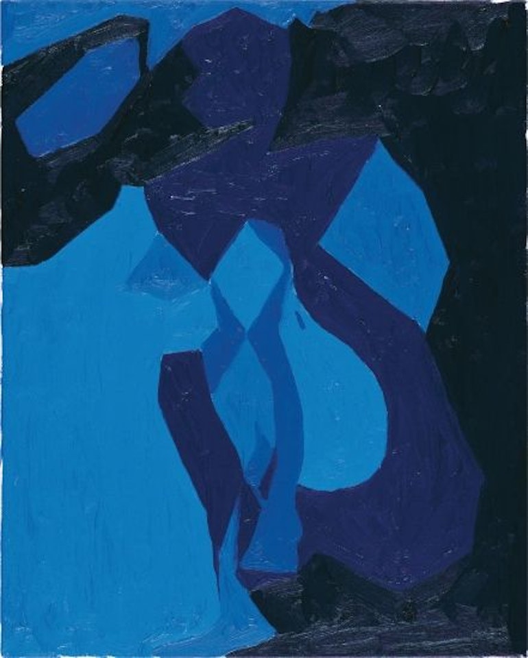 Nude Study in Blue by Chris Ofili