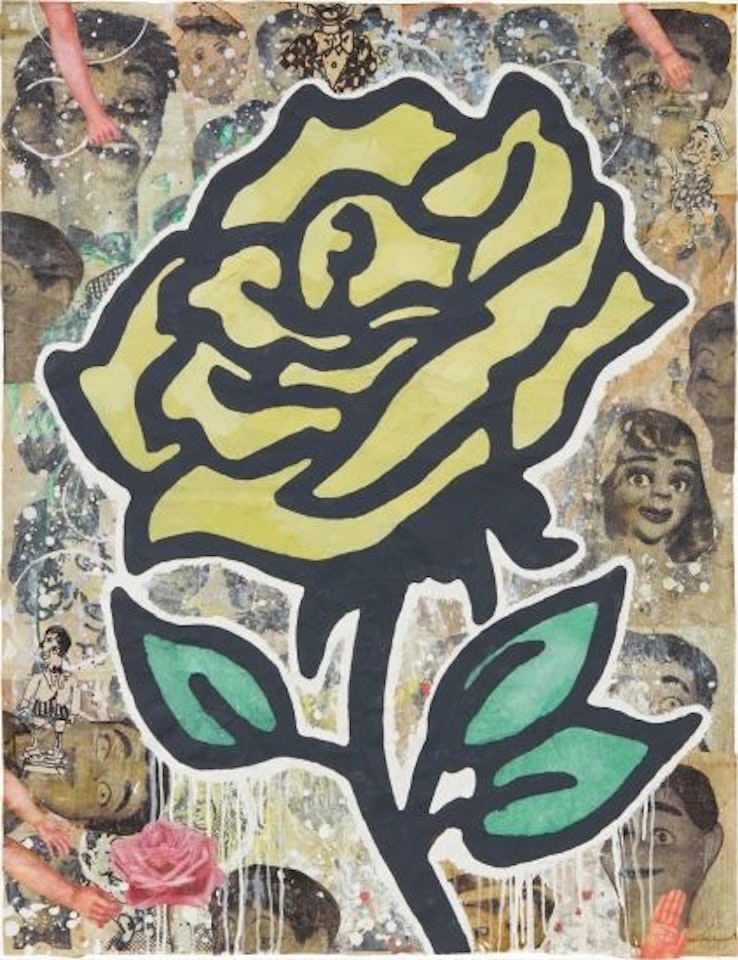 Yellow Rose by Donald Baechler