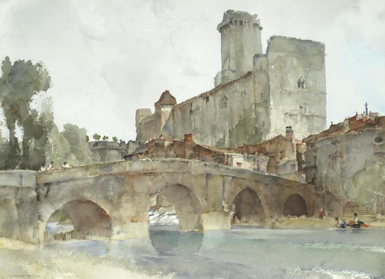 Bourdeilles sur Dronne by William Russell Flint