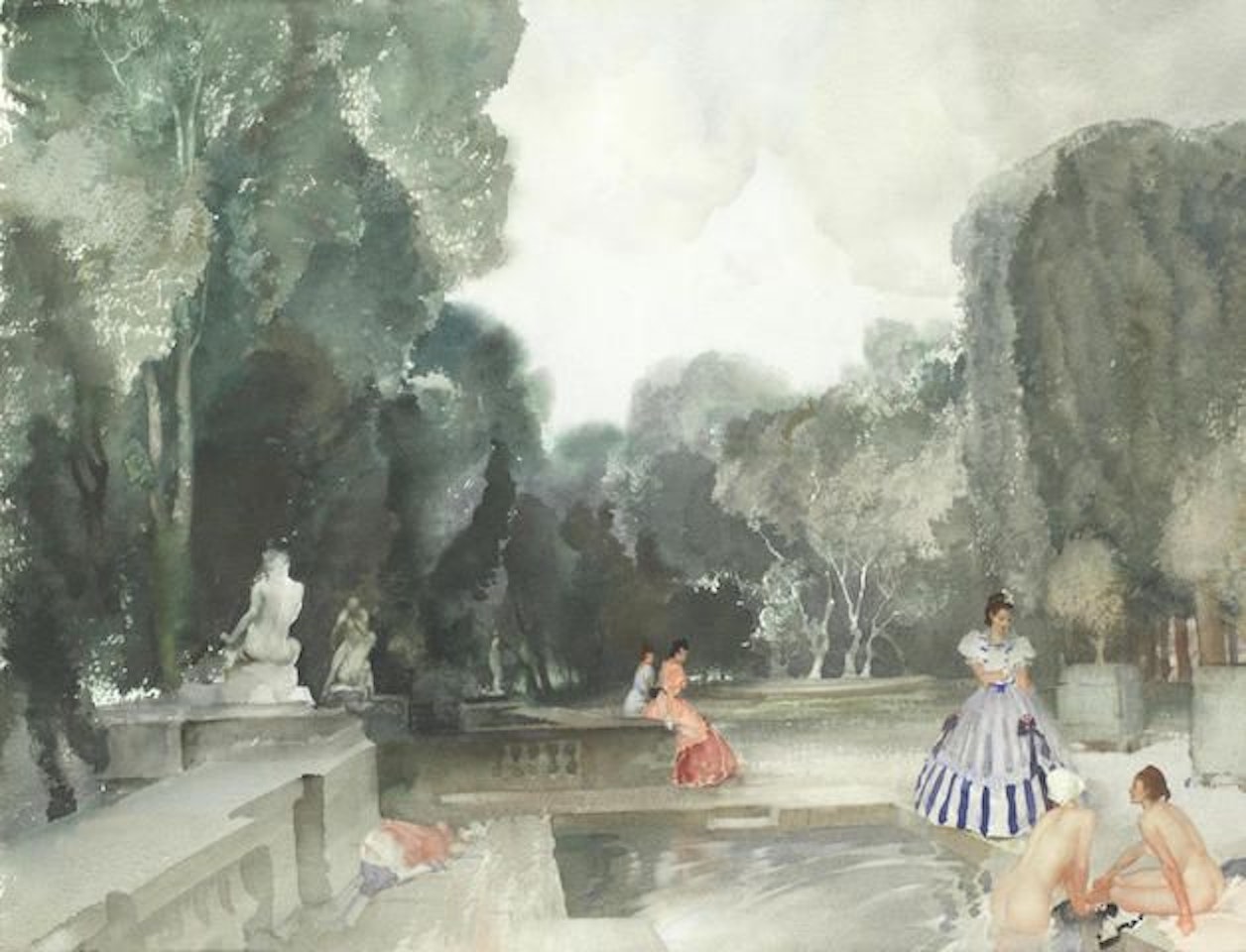 The secret garden' by William Russell Flint