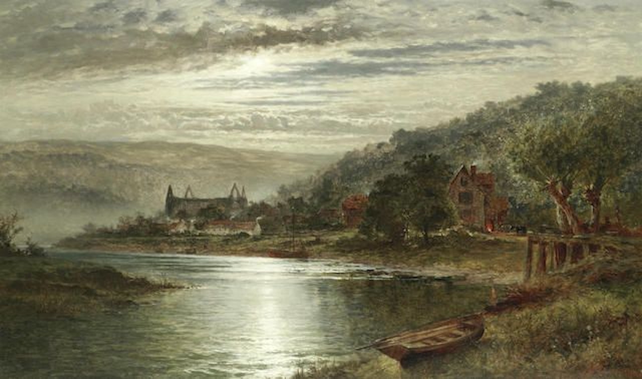 The Wye at Tintern' by Benjamin Williams Leader