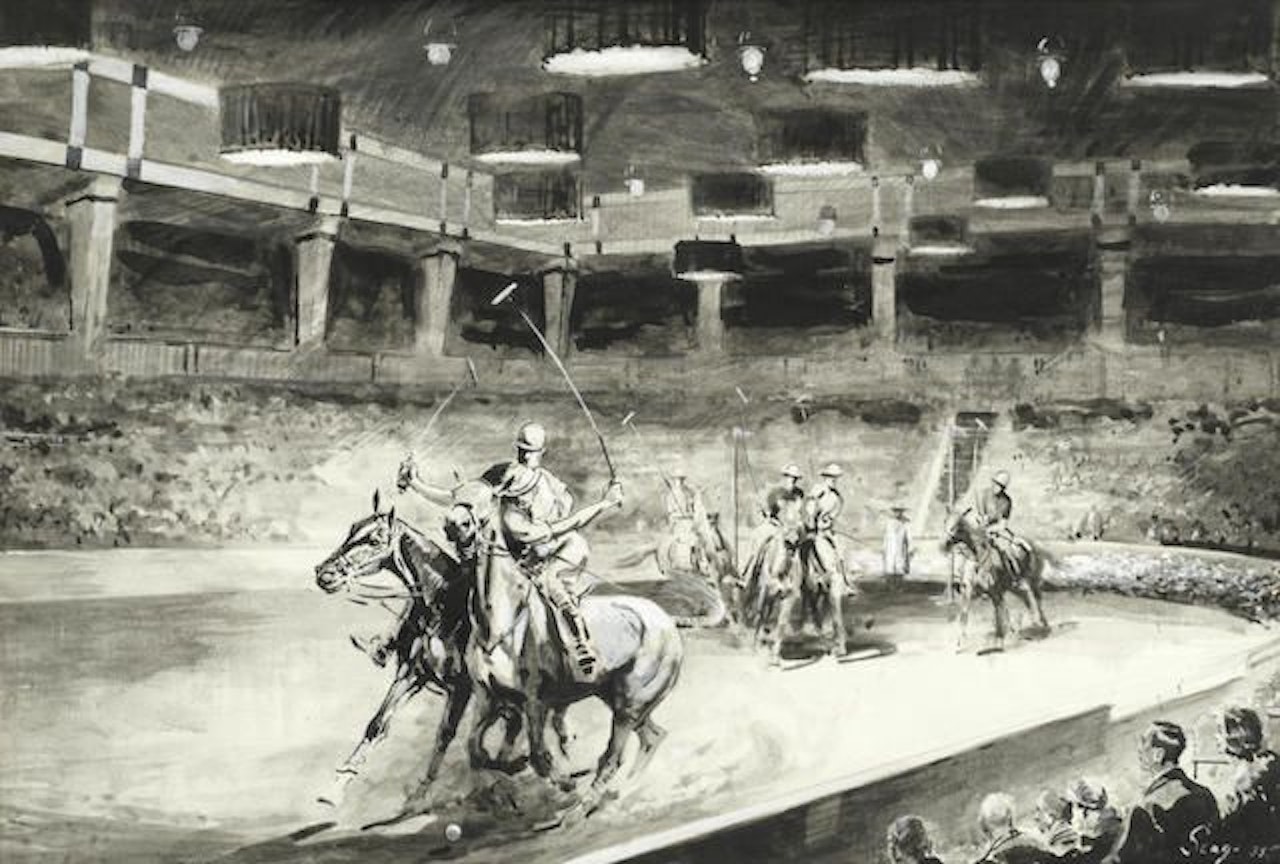 Polo at Olympia by Edward Seago