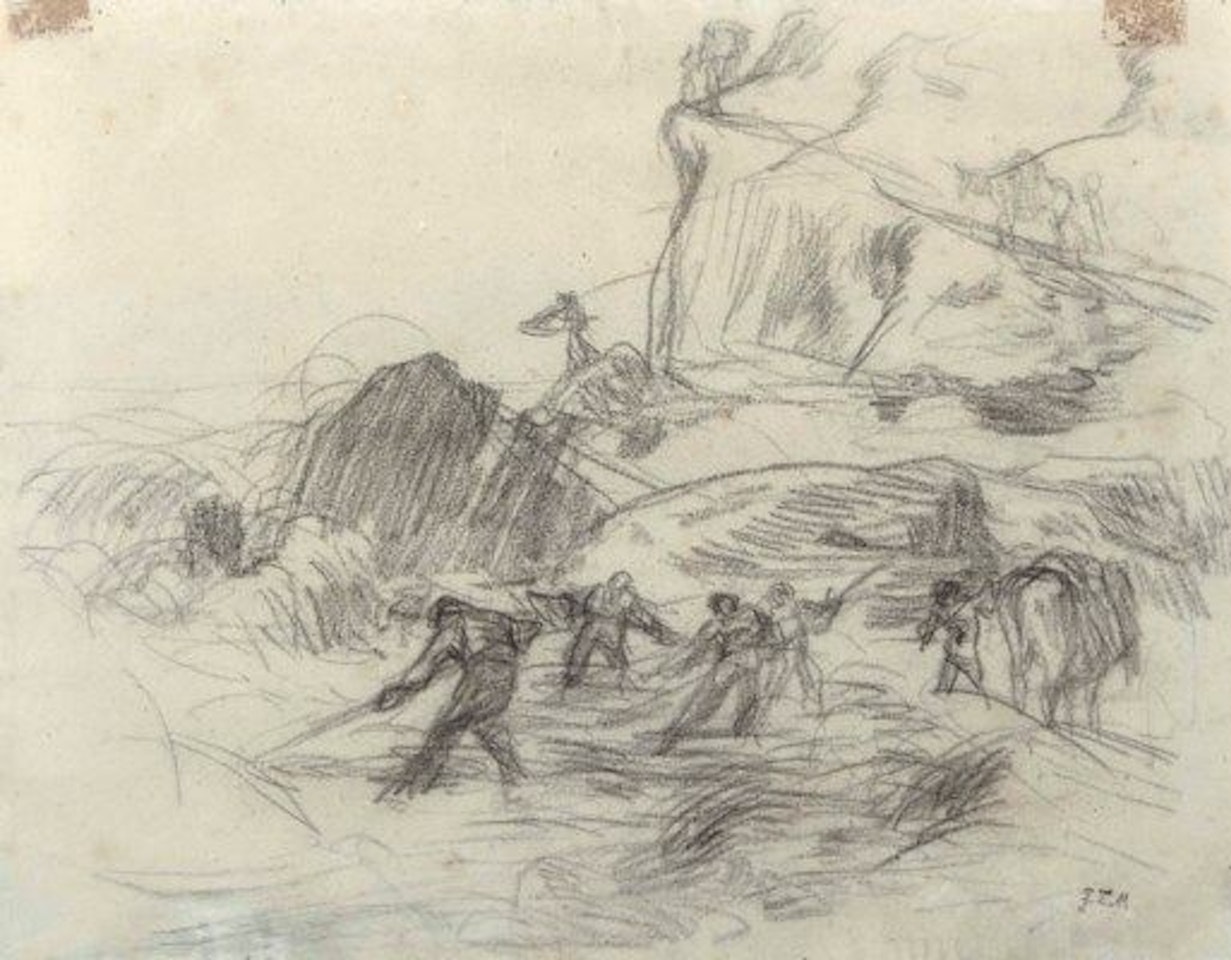 Les Tireurs de varech' by Jean-François Millet