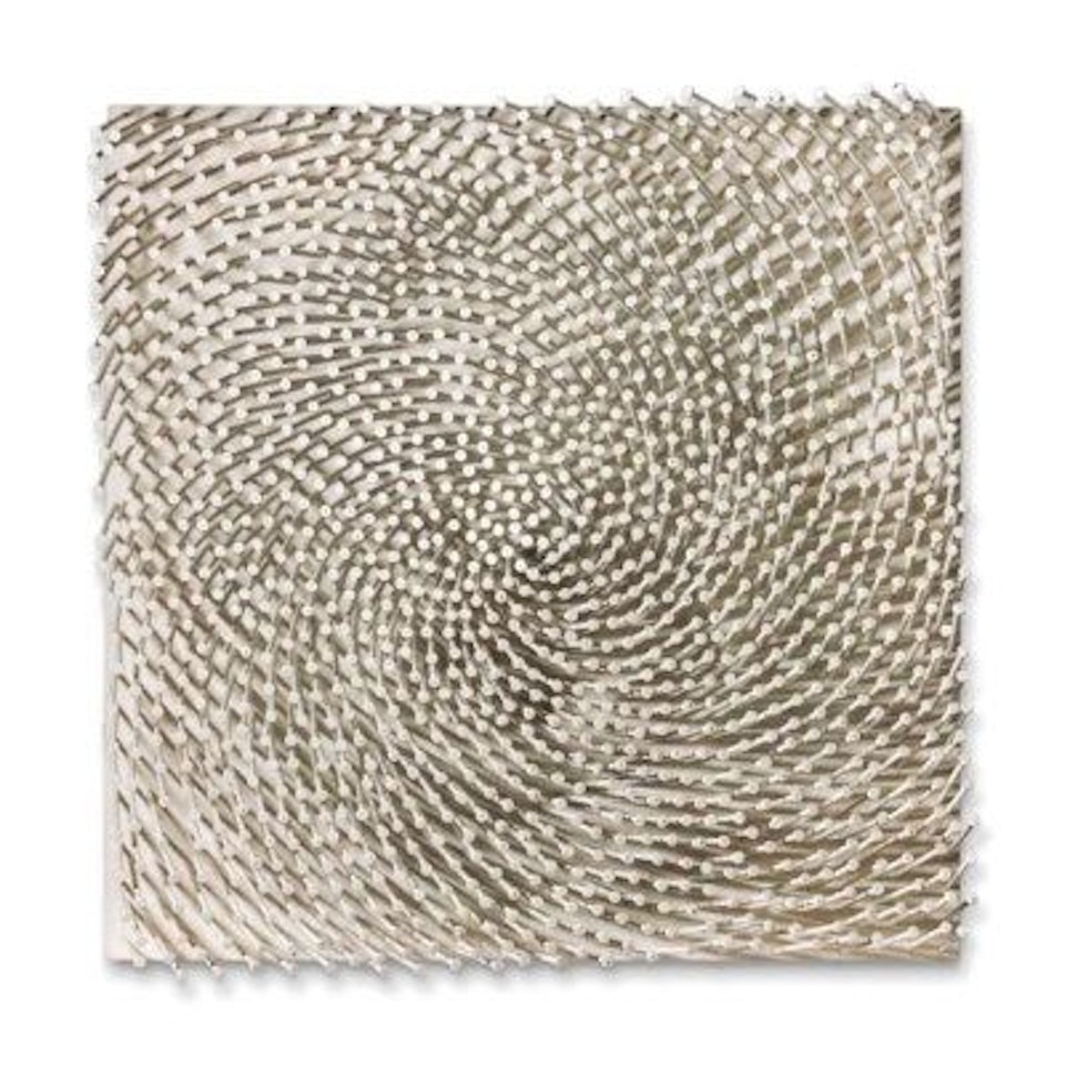 White Stream by Günther Uecker