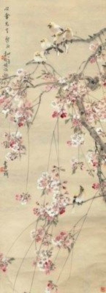 Birds and Blossom by Zhang Shuqi