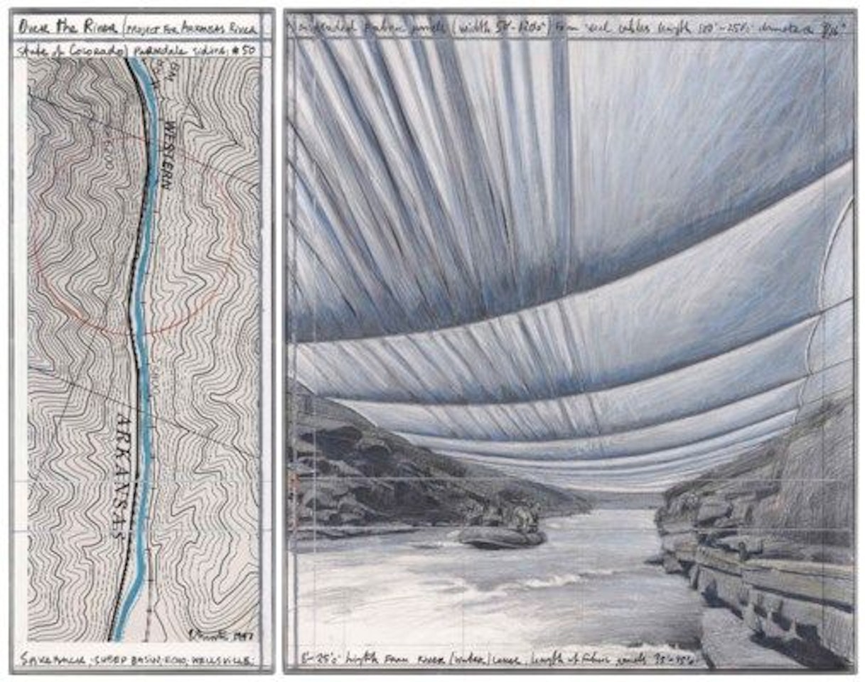 Over the River (Project for Arkansas River State of Colorado) by Christo
