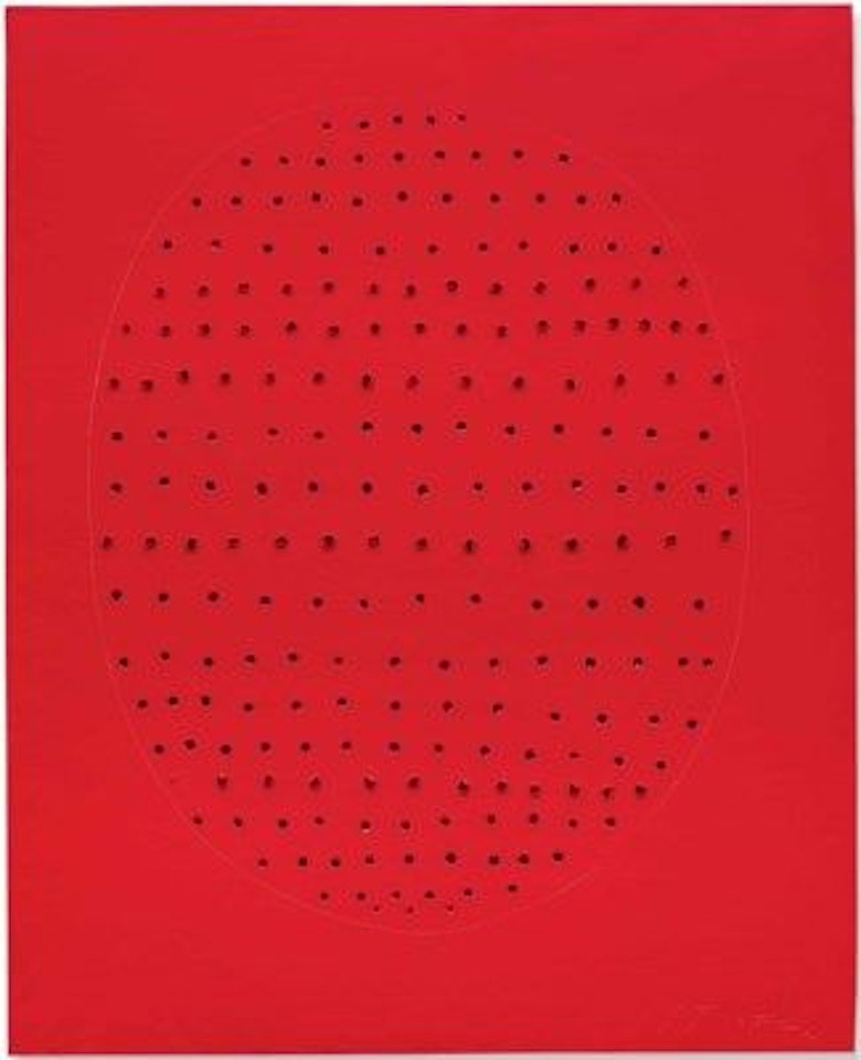 Concetto spaziale by Lucio Fontana