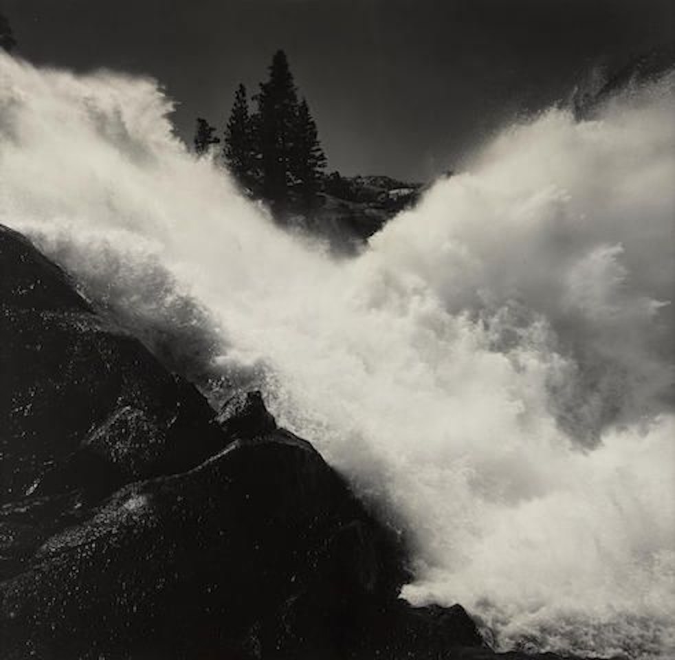 Waterwheel Falls, Yosemite National Park by Ansel Adams