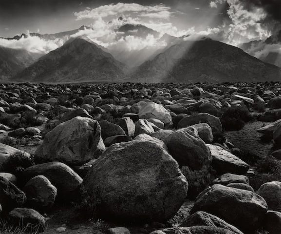 Mount Williamson, Sierra Nevada, from Manzanar, California by Ansel Adams