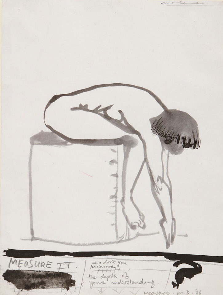 MEASURE IT by Marlene Dumas