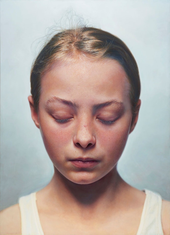 KINDSKOPF (HEAD OF A CHILD) III by Gottfried Helnwein