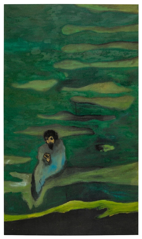 BY A RIVER by Peter Doig