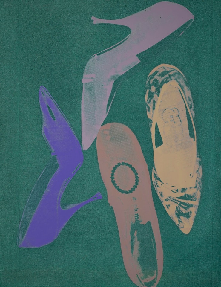 DIAMOND DUST SHOES by Andy Warhol