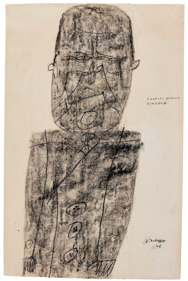 CHARLES-ALBERT CINGRIA by Jean Dubuffet