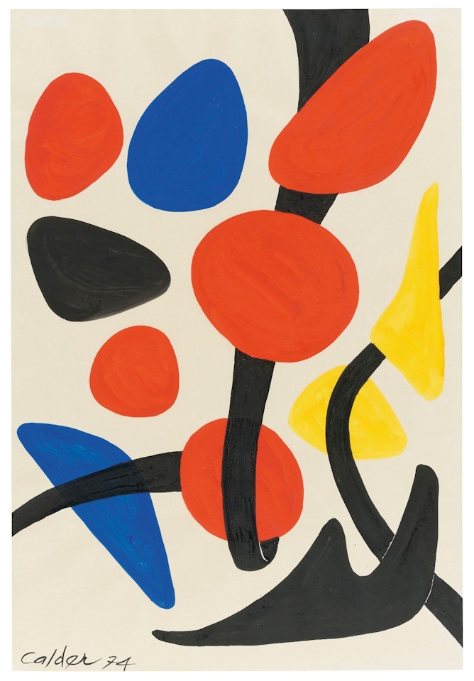 LOOPED RED by Alexander Calder