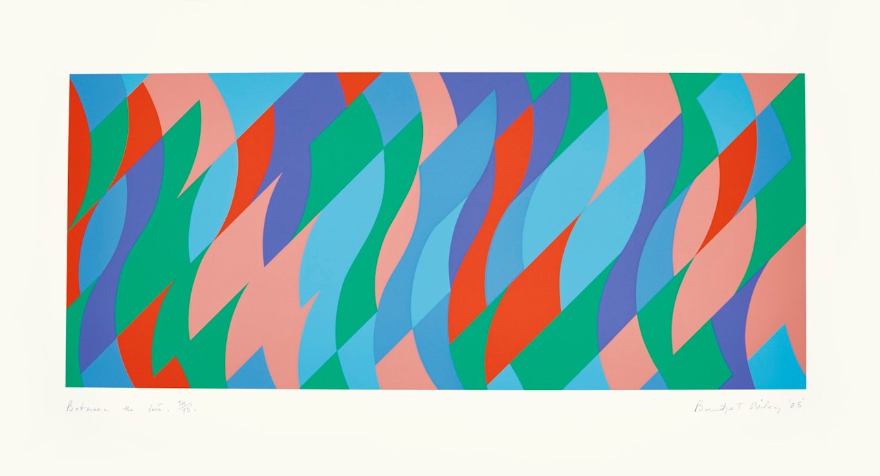 BETWEEN THE TWO (S. 62) by Bridget Riley