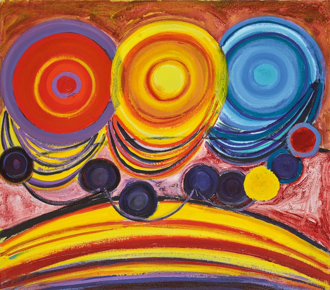 OLIVE SUN RIDE by Terry Frost