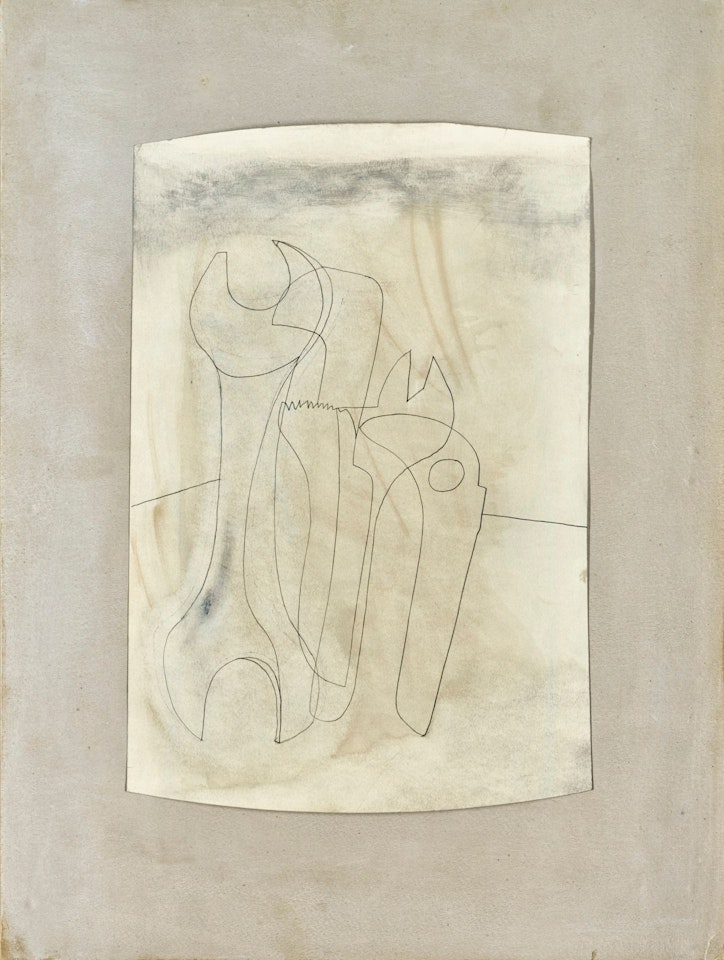 CLUSTER OF SPANNERS by Ben Nicholson, O.M.