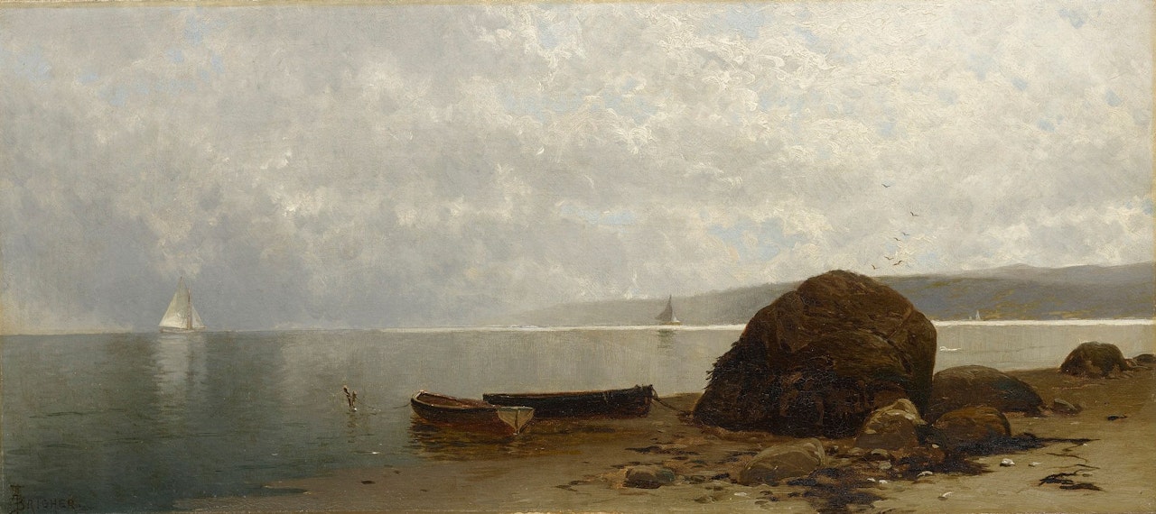 HAZY COAST by Alfred Thompson Bricher