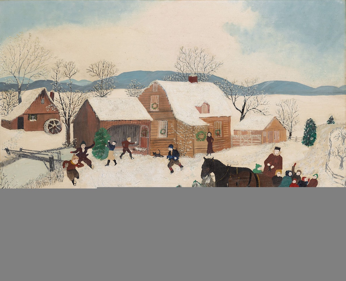 HURRAH FOR CHRISTMAS by Grandma Moses