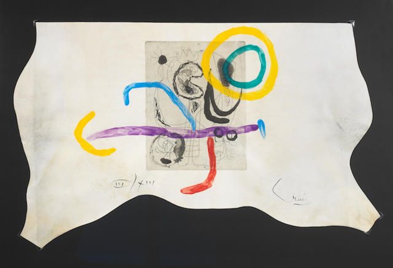 One plate from: Series III by Joan Miró