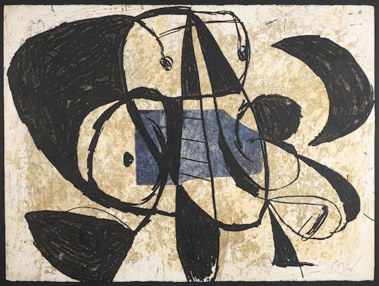La Commedia dell'Arte VI by Joan Miró