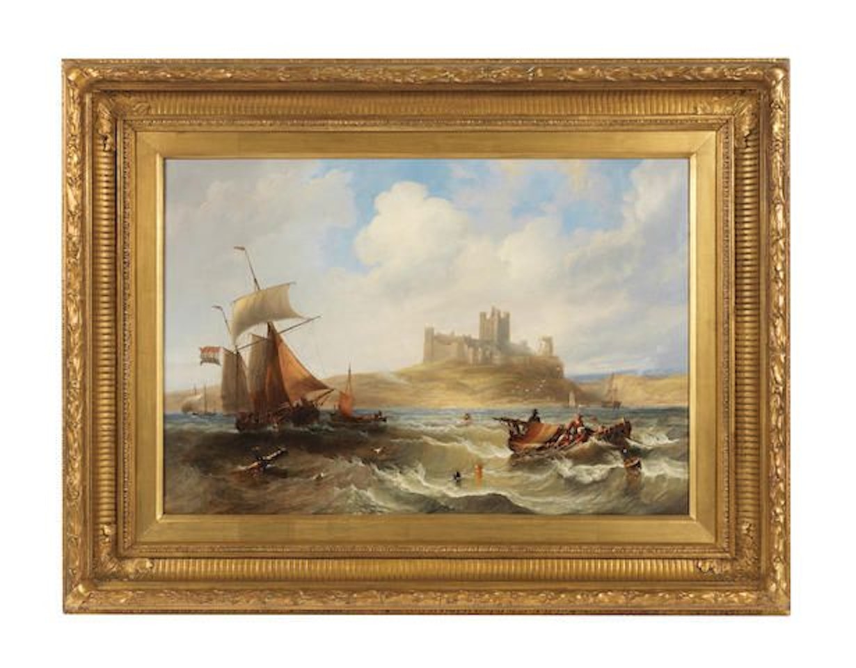 Bamburgh Castle by John Wilson Carmichael