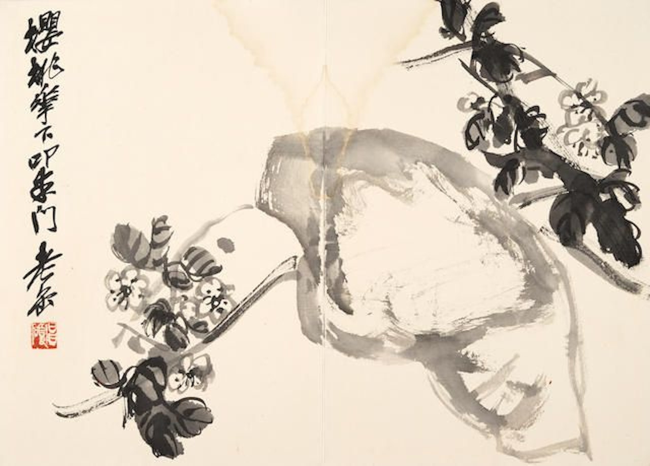 Flower by Wu Changshuo