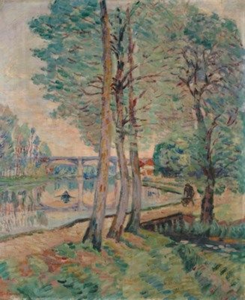 Paysage de Moret, Île-de-France by Armand Guillaumin