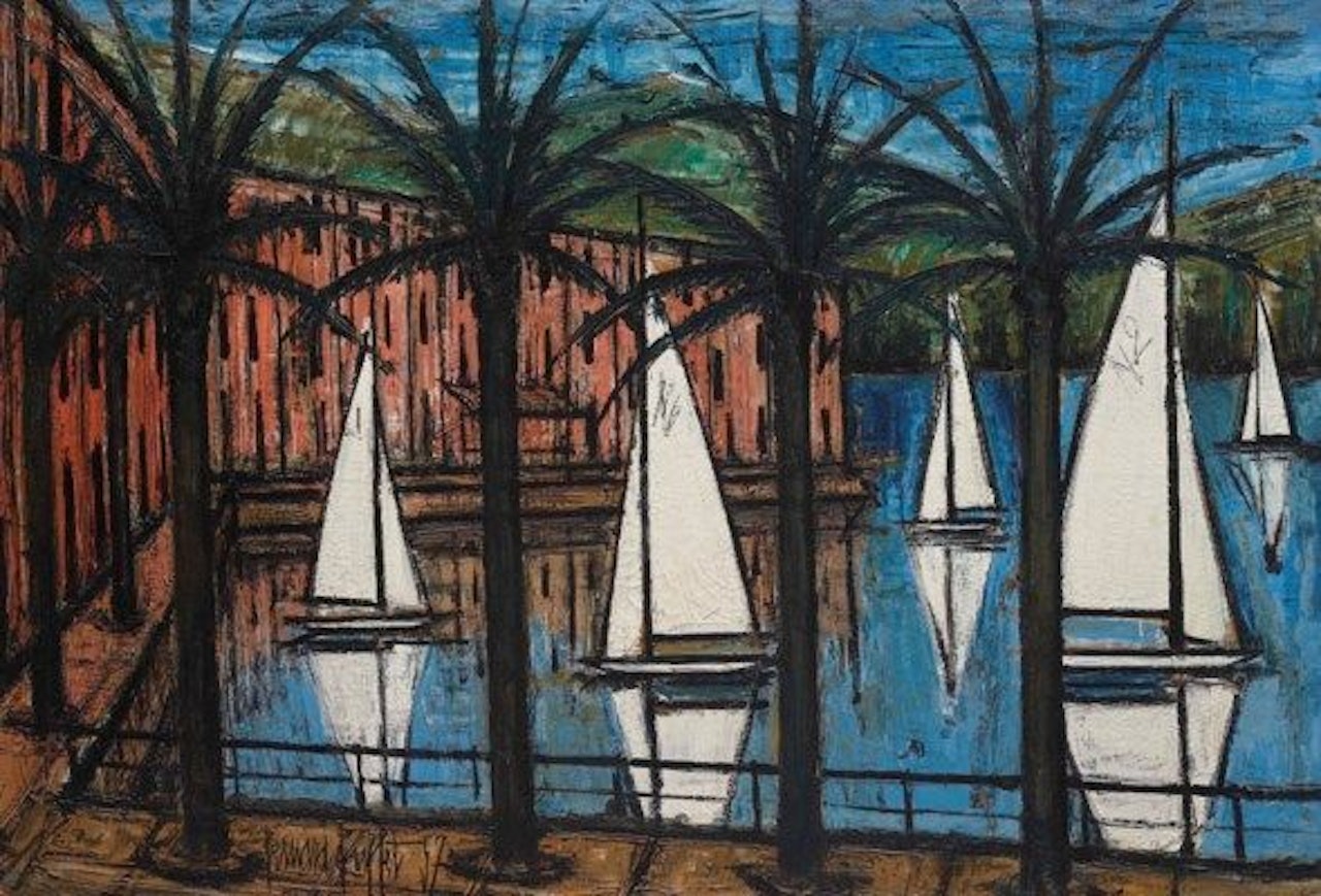 Le port de Beaulieu by Bernard Buffet