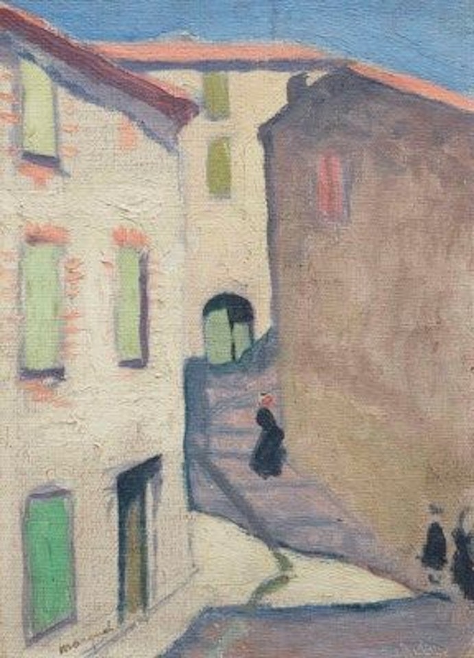Rue montante à Collioure by Albert Marquet