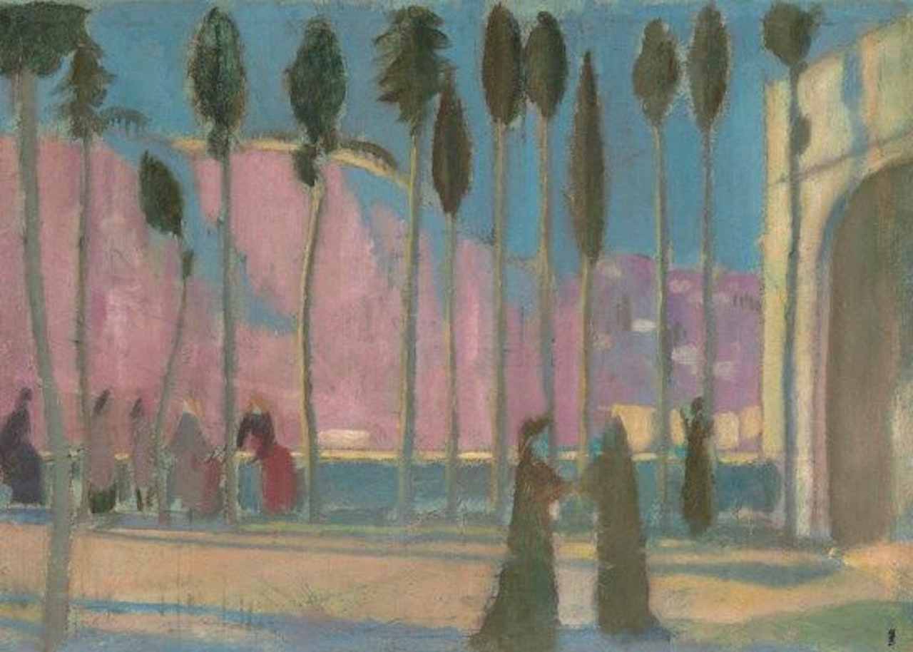 Terrase à Fiésole, Dante et Béatrice by Maurice Denis