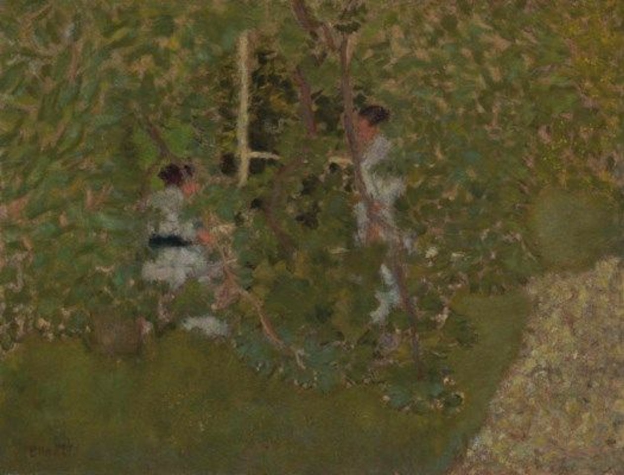 La charmille by Pierre Bonnard