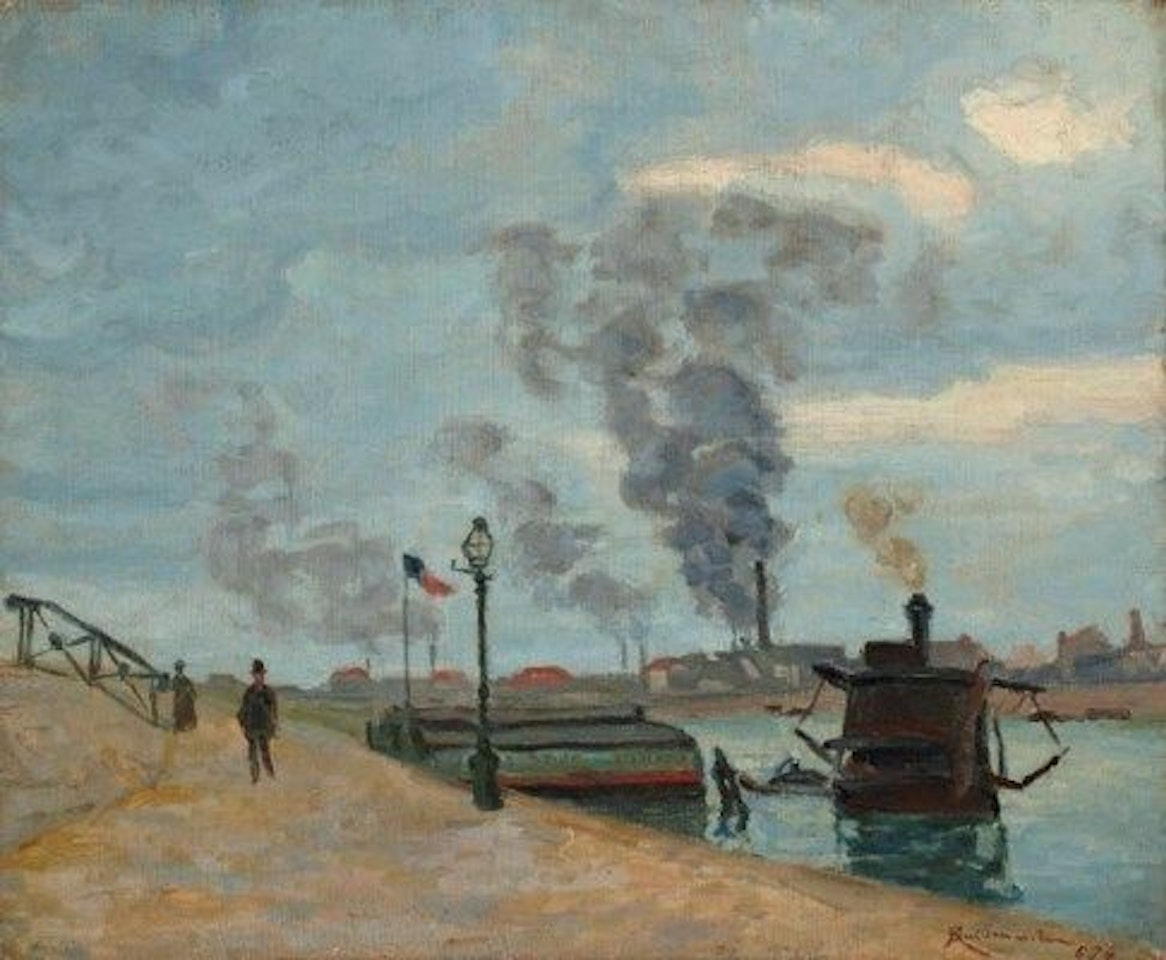 Quais de la scène à Paris, Île-de-France by Armand Guillaumin