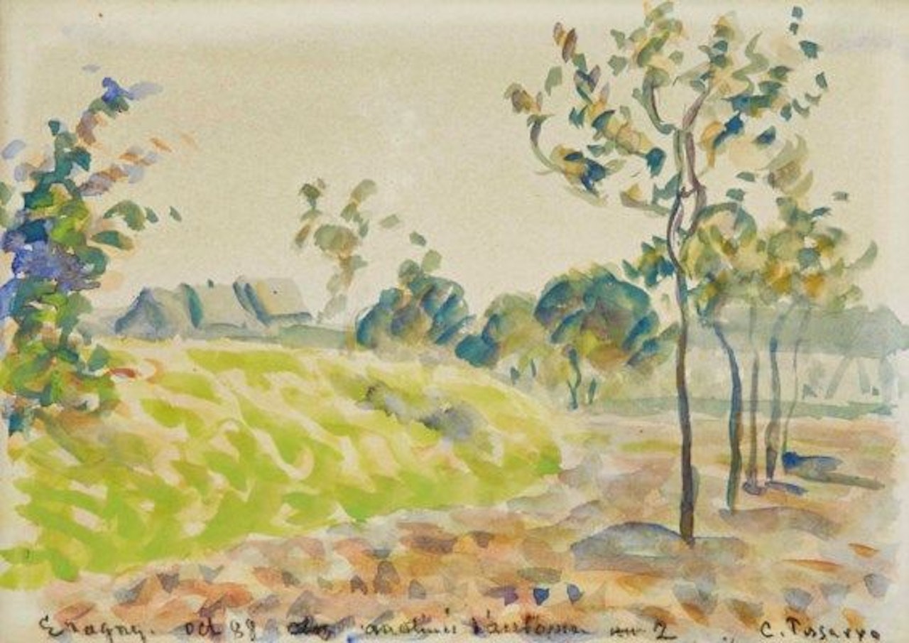 Matinée d'automne àÉragny by Camille Pissarro