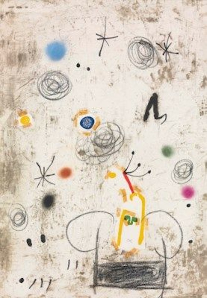 Maquette pour "Personatge i Estels III" by Joan Miró
