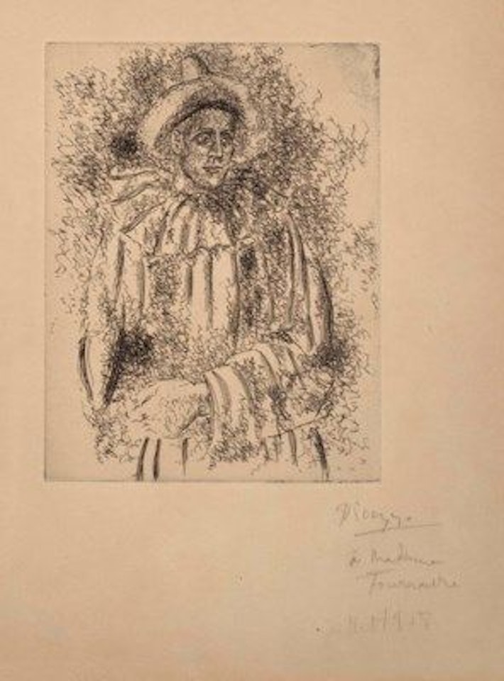 Pierrot (Massine en Pierrot) by Pablo Picasso