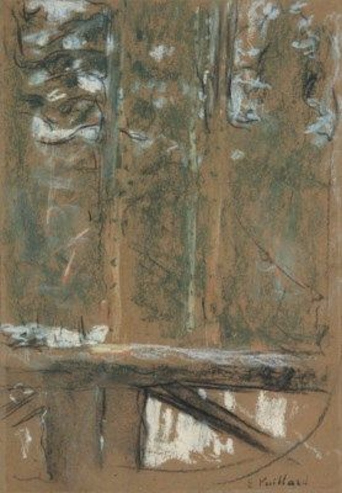 Le balcon sur les sapins by Édouard Vuillard