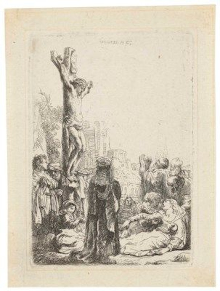 The Crucifixion by Attributed to Rembrandt Harmensz van Rijn