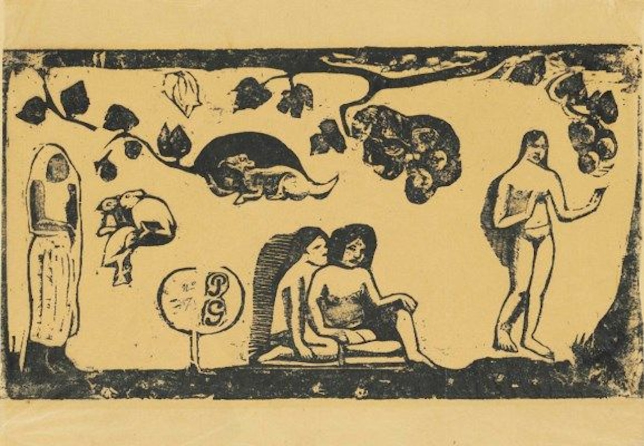 Femmes, Animaux et Feuillages by After Paul Gauguin