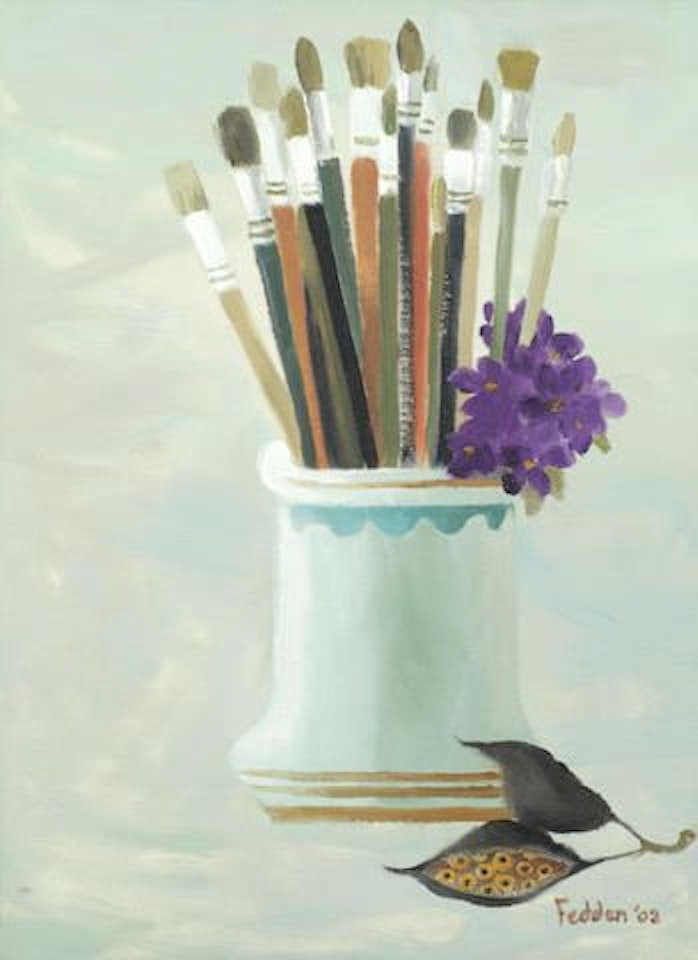 My new brushes by Mary Fedden