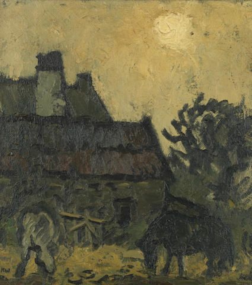 Horse, Rhosson Uchaf (St David's Head) by Kyffin Williams