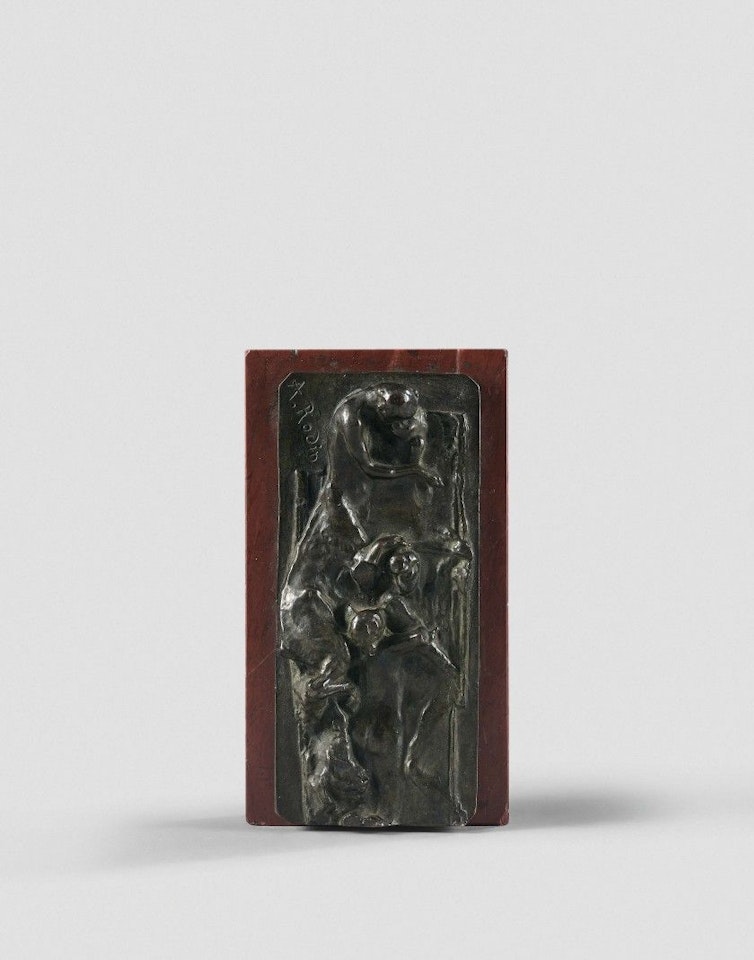 Bas-relief of the Gate of Hell known as "Centaure Cabré" by Auguste Rodin