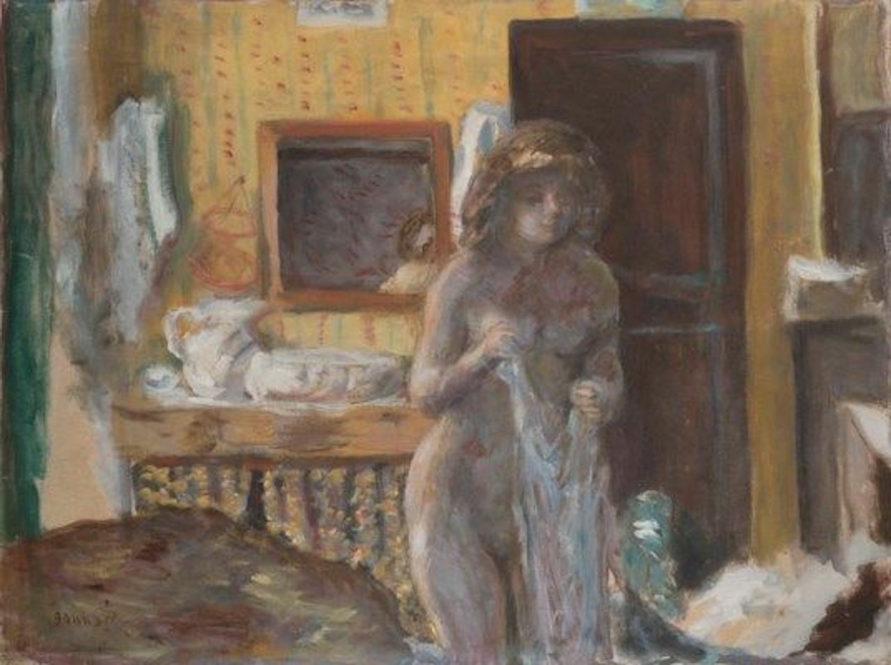 La toilette by Pierre Bonnard