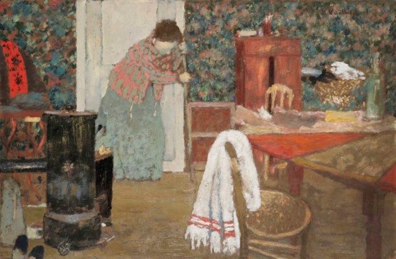 La balayeuse, 346 rue Saint-Honoré by Édouard Vuillard