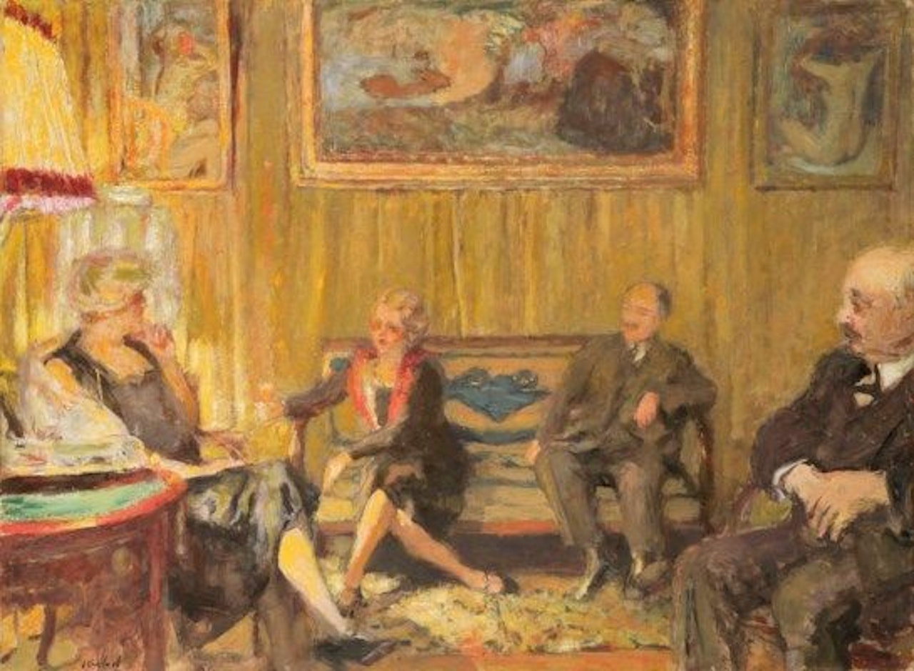 Le Petit Salon rue de Naples by Édouard Vuillard