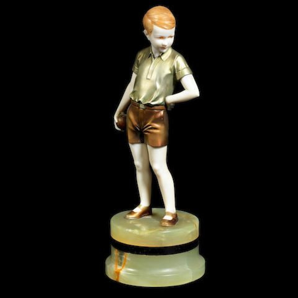 LITTLE CRICKETER by Ferdinand Preiss
