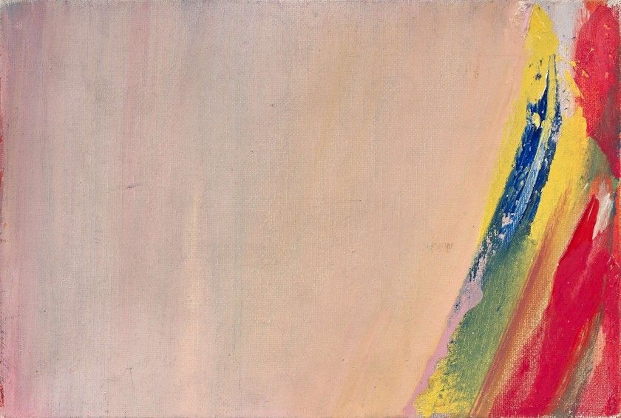 SMALL LIGHT ORE TRACES VIVES OF THE ANGLE or AURORE ROSE by Olivier Debre